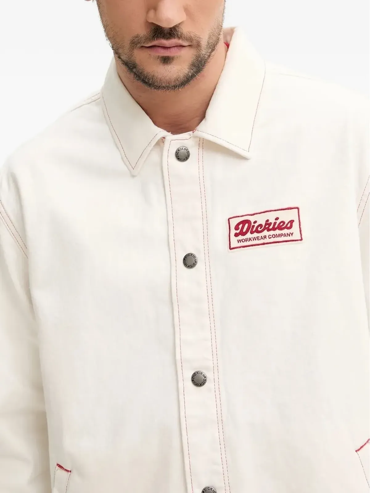 DICKIES コントラストステッチ ロゴパッチ ジャケット - 画像3