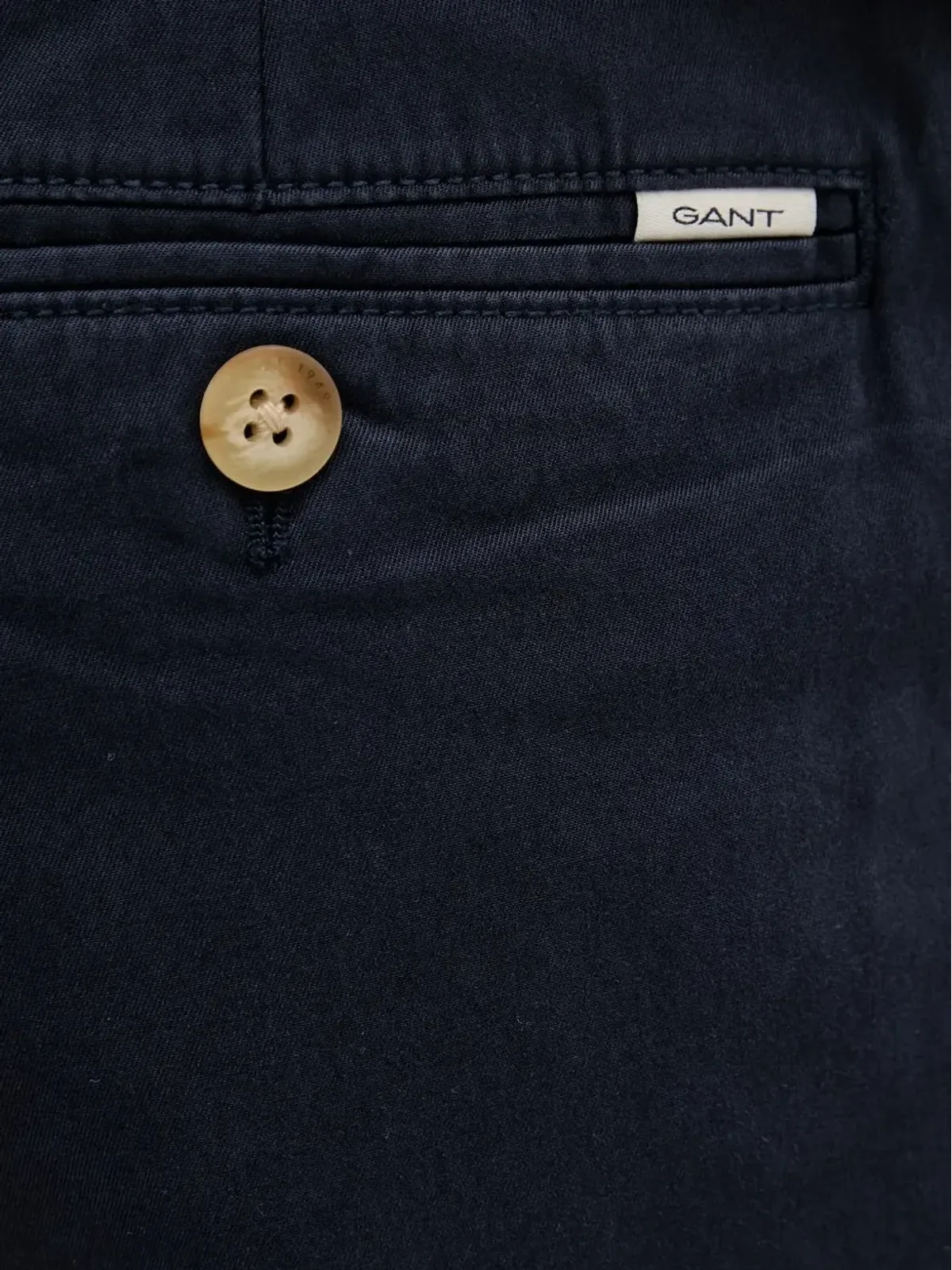 Gant ボタン留め チノショーツ ブルー - 画像3