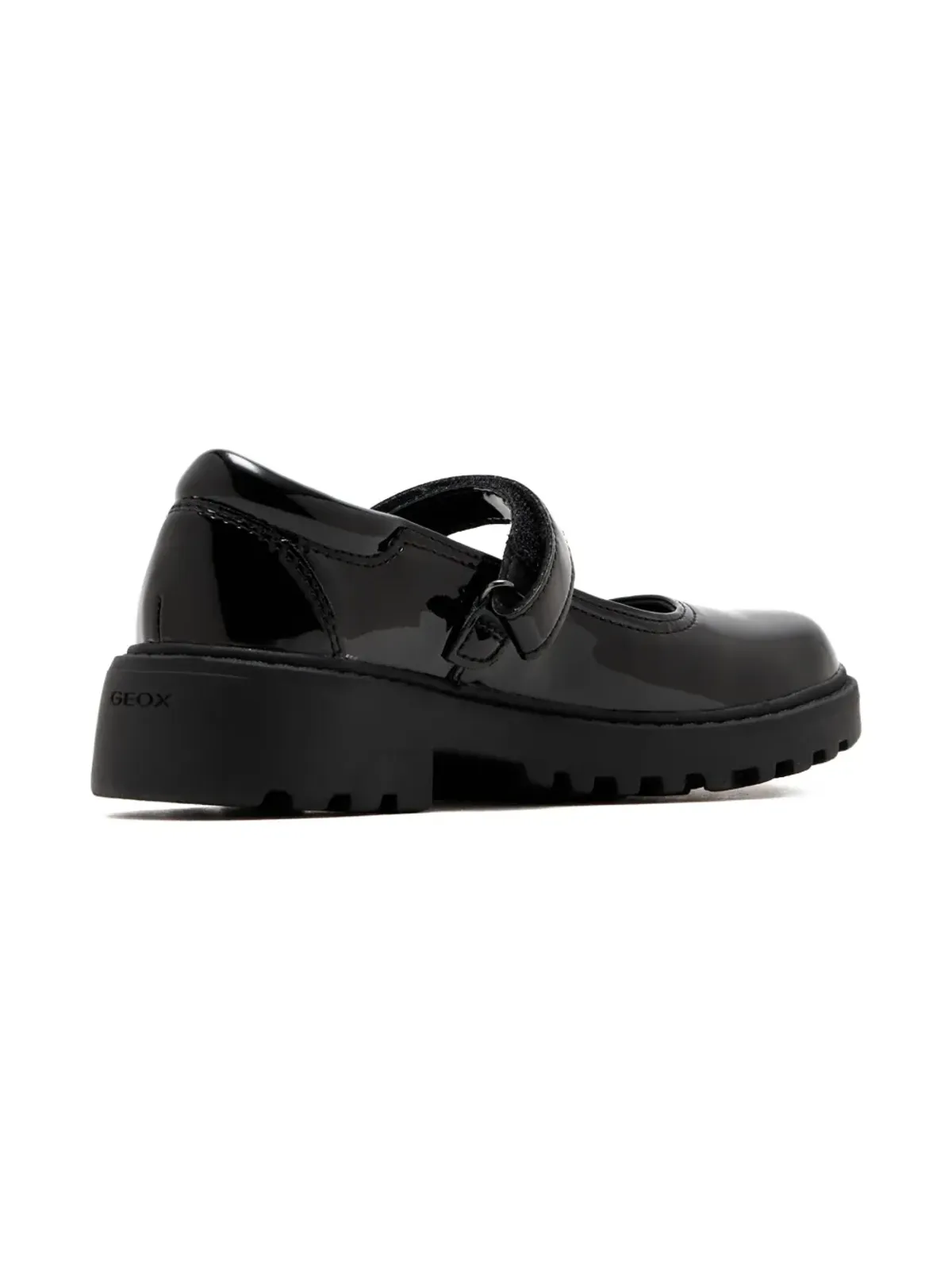 Geox Kids leather round-toe ballerinas - Black - 画像2