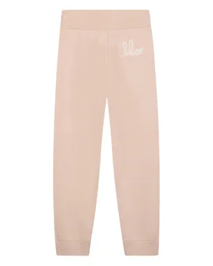 Chloé Kids ロゴ入りニットパンツ - サムネイル2