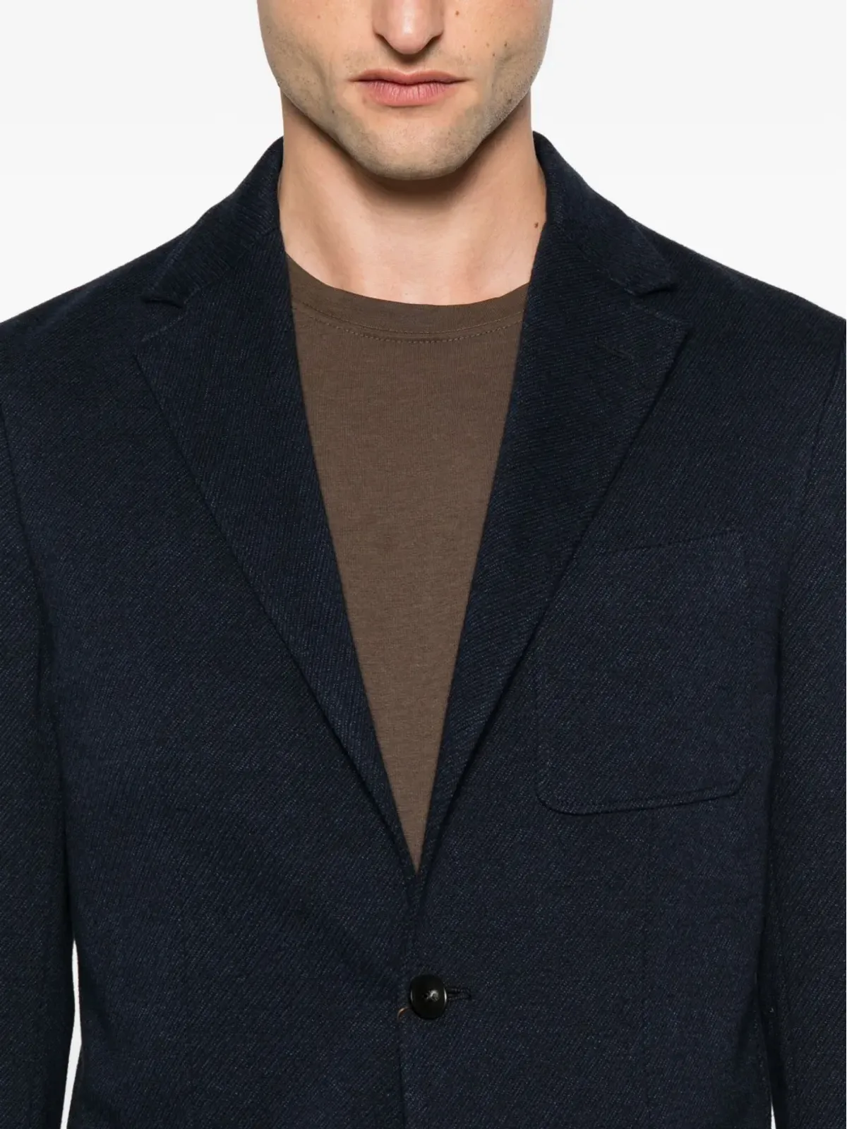 Canali パッチポケット2ボタン ブレザー - 画像5