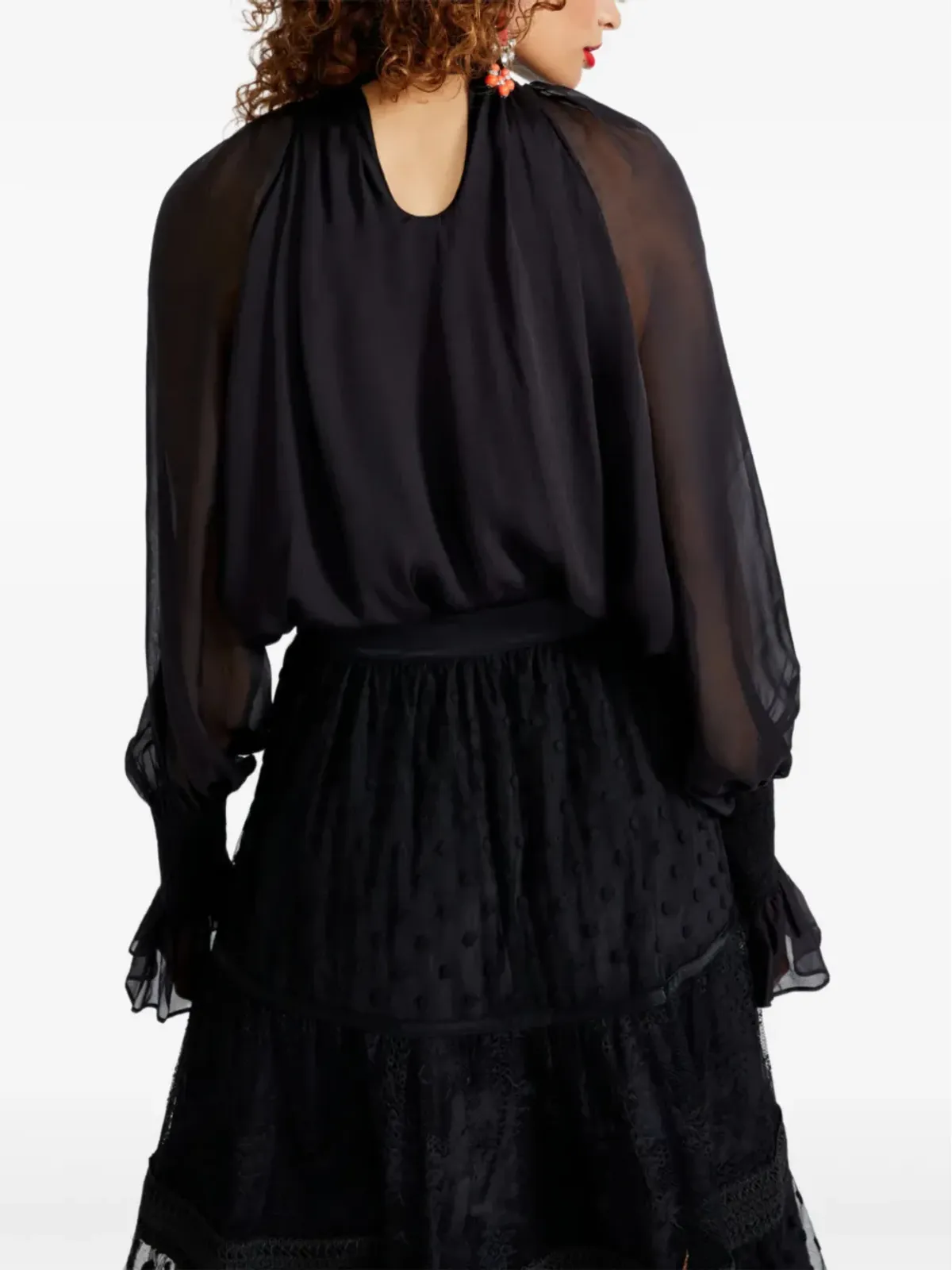 Temperley London クインテット・フリルカフス ブラウス - 画像5