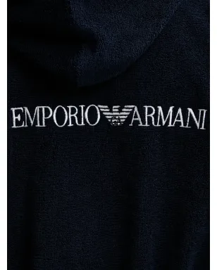 Ea7 Emporio Armani ロゴディテール バスローブ - サムネイル5