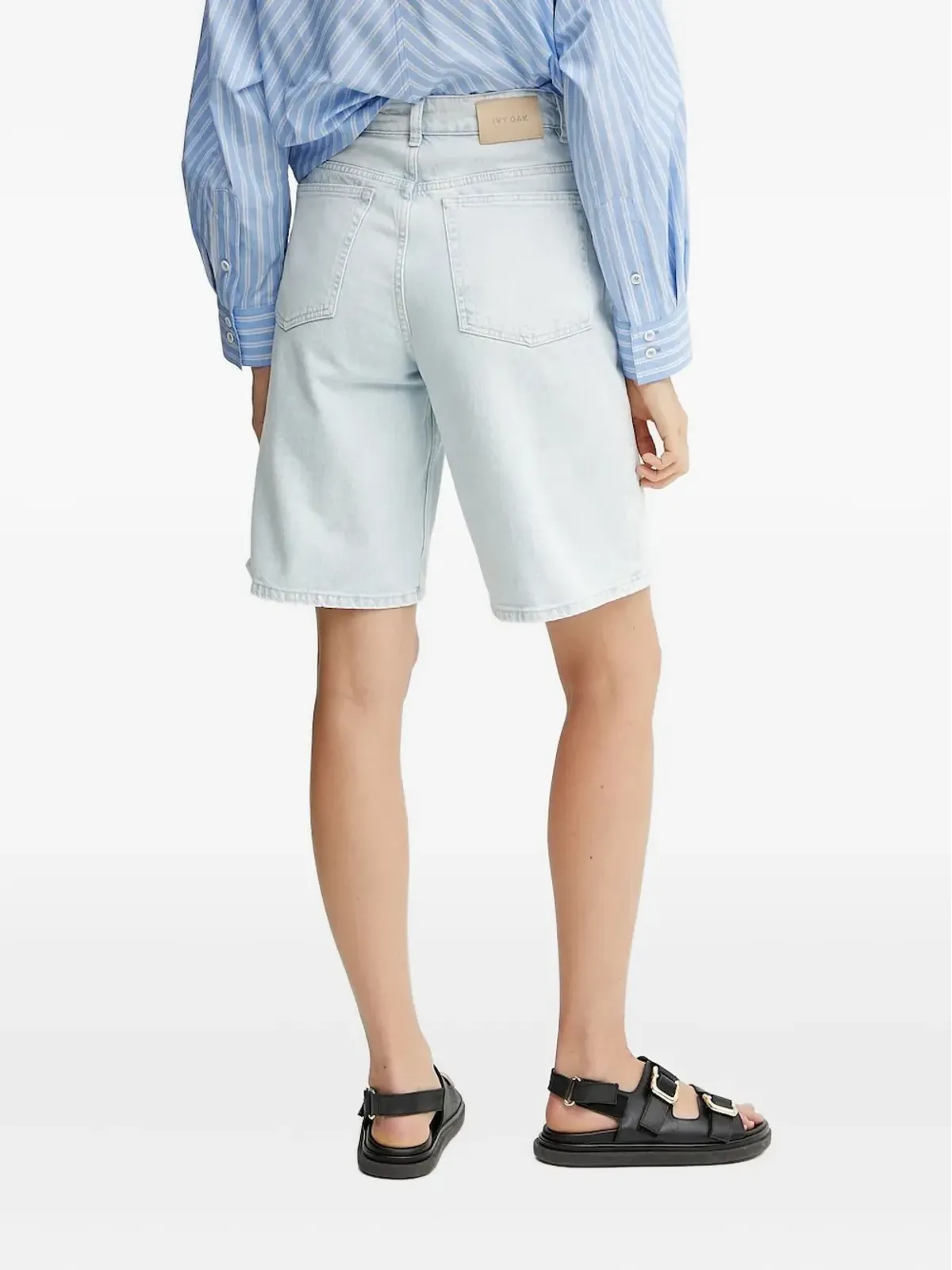IVY OAK ライトウォッシュデニムショーツ - ブルー - 画像2