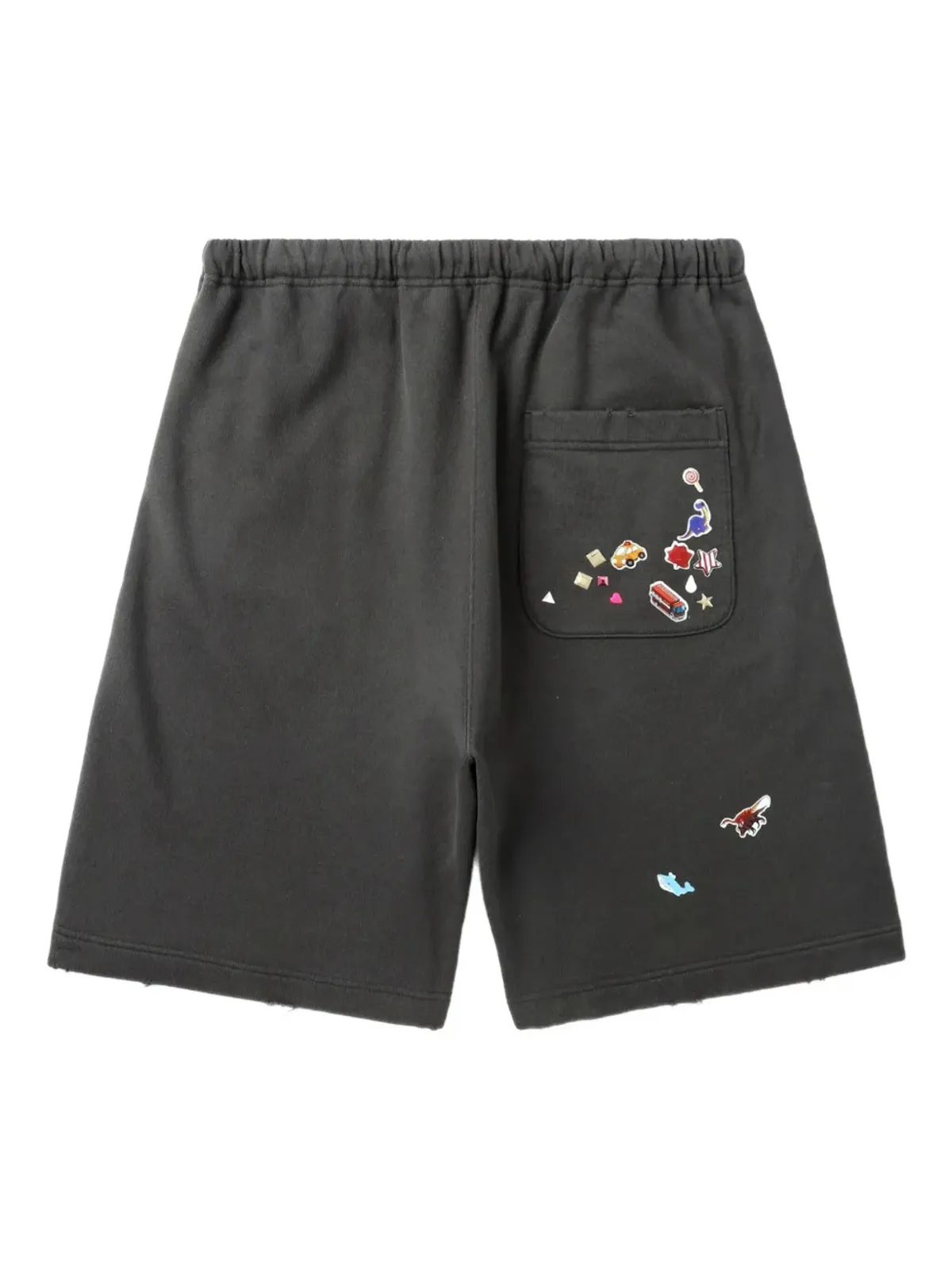 Maison MIHARA YASUHIRO 刺繍パッチショーツ ブラック - 画像5