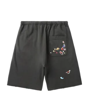 Maison MIHARA YASUHIRO 刺繍パッチショーツ ブラック - サムネイル5