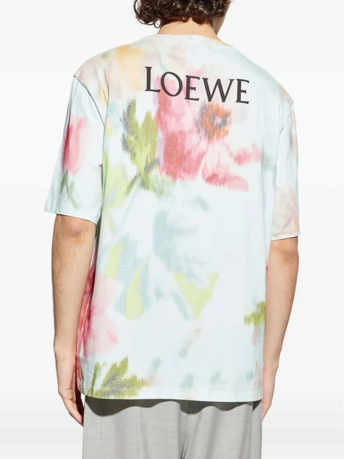 LOEWE 花柄プリント コットン Tシャツ - 画像4