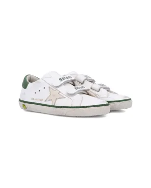 Golden Goose Kids スターアップリケ・タッチストラップ付きスニーカー - White - サムネイル2