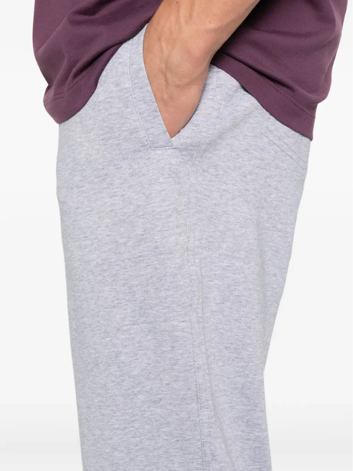Brunello Cucinelli ドローストリングコットン トラックパンツ - グレー - 画像5