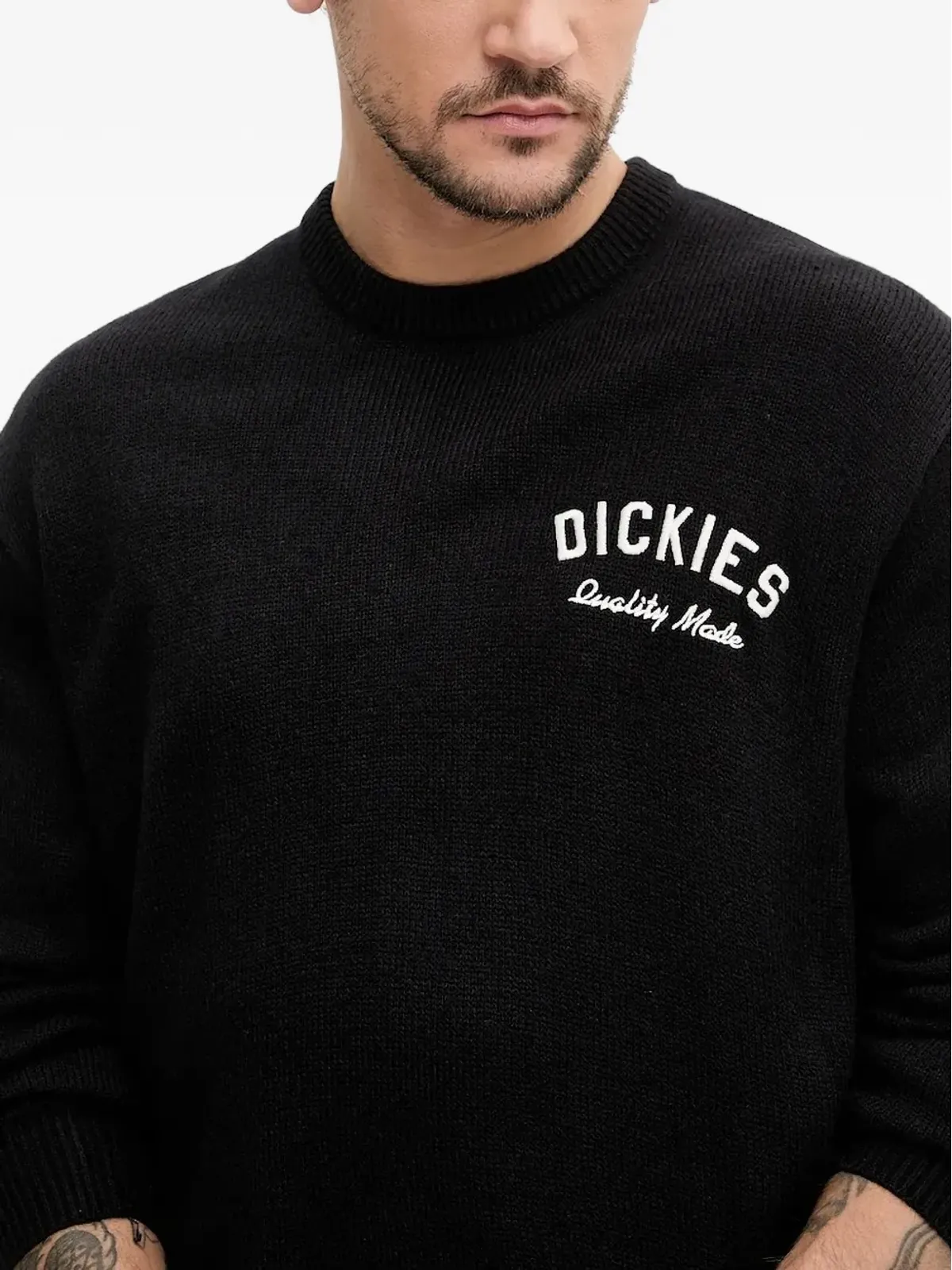 DICKIES エンブロイダーロゴ クルーネックセーター - 画像2
