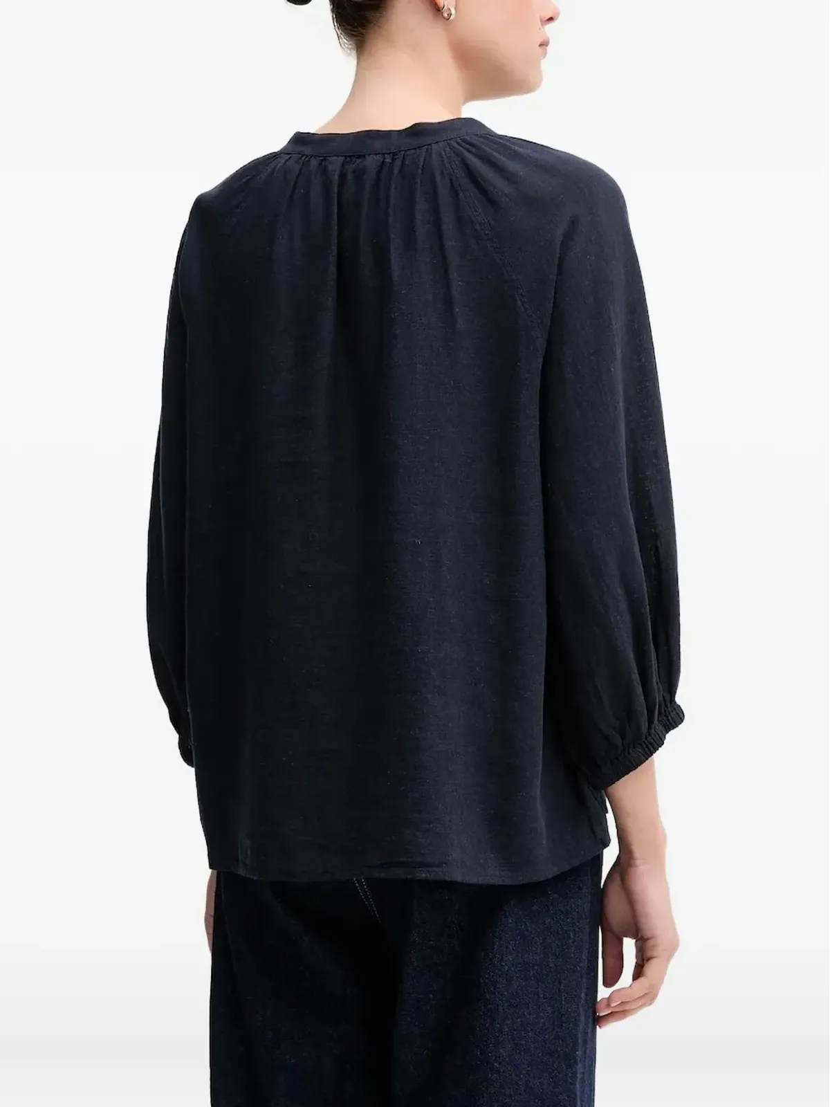 Gant Vネック風船袖トップ - 画像2