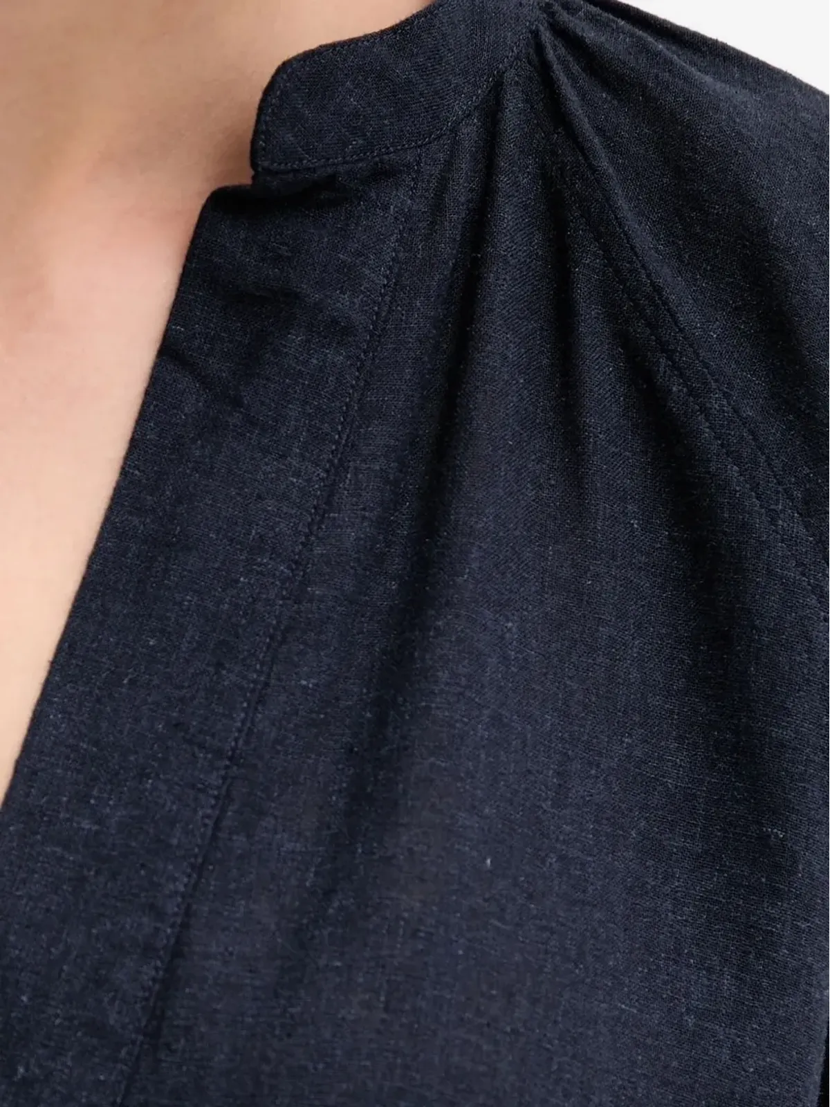 Gant Vネック風船袖トップ - 画像3