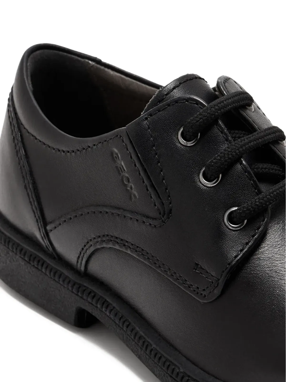 Geox Kids レースアップ レザー ブローグ - 画像4