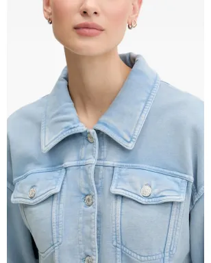 MOSCHINO JEANS ボタンファスニング クロップド デニムジャケット - サムネイル3