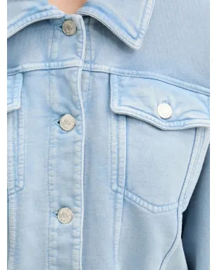 MOSCHINO JEANS ボタンファスニング クロップド デニムジャケット - サムネイル4
