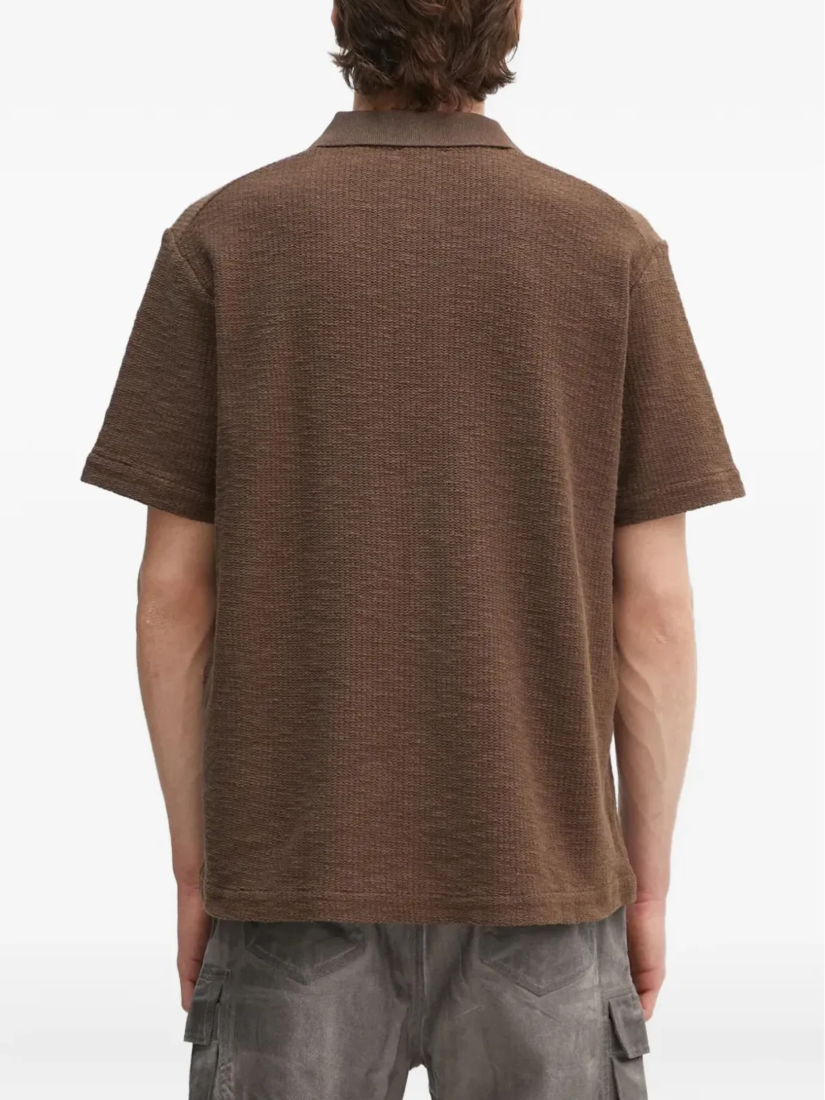 Norse Projects テクスチャードウェーブ半袖シャツ - 画像3