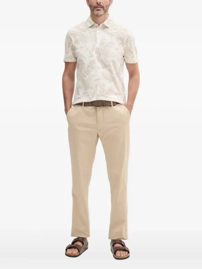 Hackett Hackett リーフ柄ポロシャツの商品画像