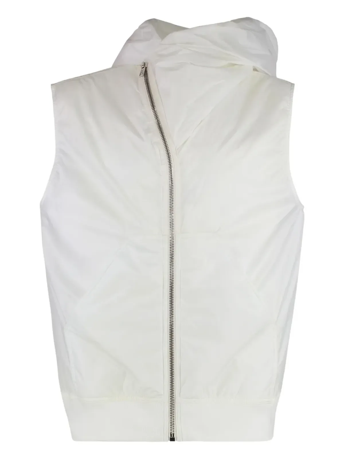 Rick Owens DRKSHDW フード付きジップフロント ウエストコート - 画像1