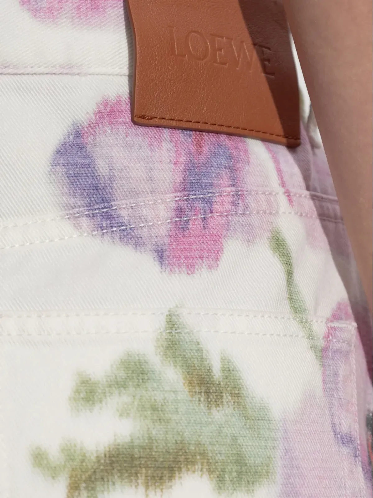 LOEWE 花柄プリントパンツ - 画像5