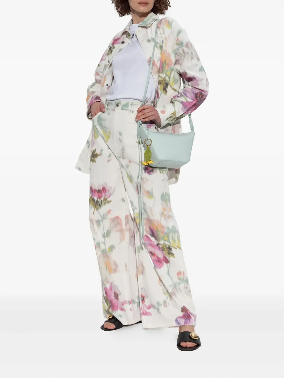 LOEWE 花柄プリントパンツ - 画像2