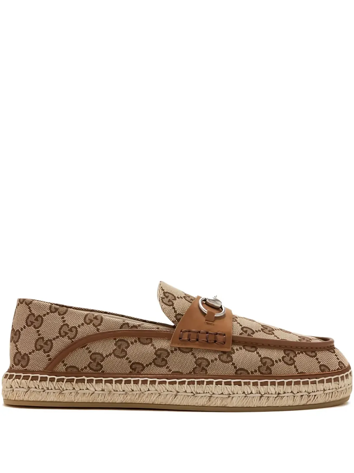 Gucci モノグラム柄 ホースビット エスパドリーユ - Neutrals - 画像1