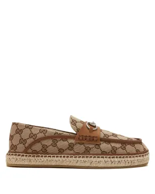 Gucci モノグラム柄 ホースビット エスパドリーユ - Neutrals - サムネイル1