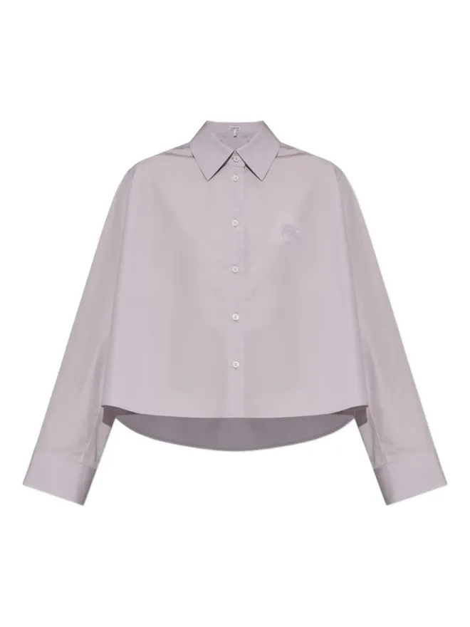 LOEWE LOEWE アナグラム刺繍シャツの商品画像