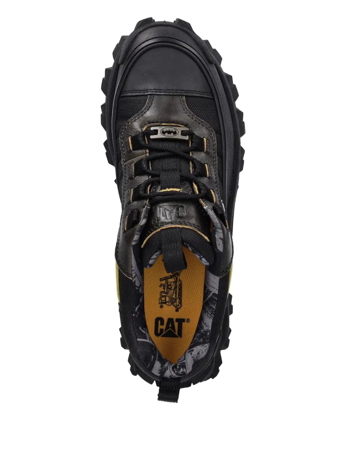 Caterpillar Intruder レースアップ チャンキースニーカー バットマン コラボ ブラック - 画像4