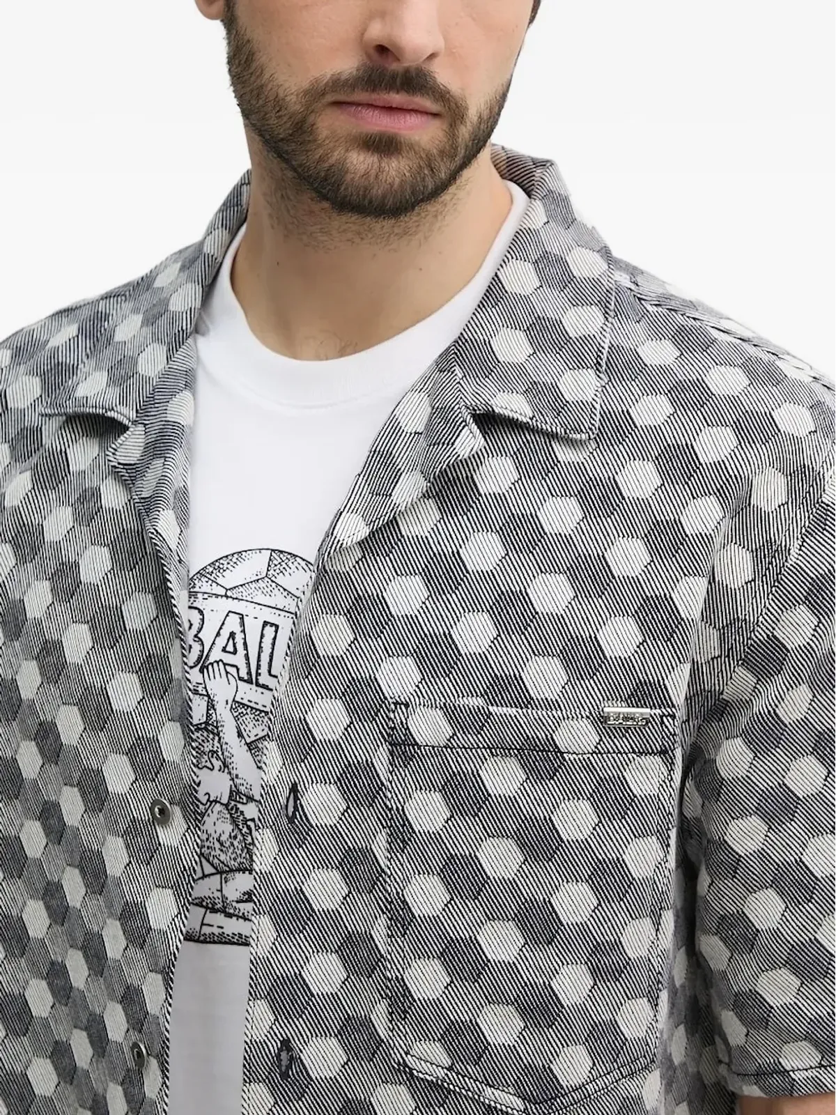 BALR. ジオメトリック柄シャツ - 画像3