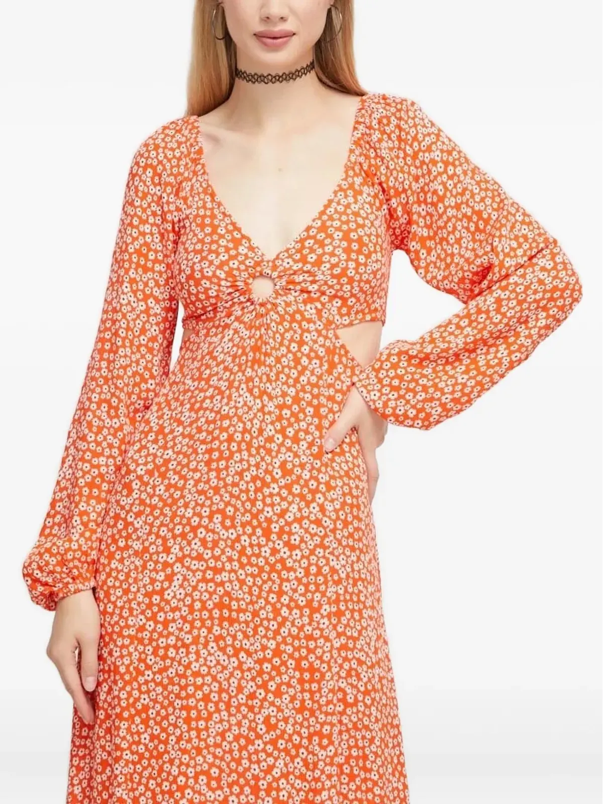 Billabong ラストコール リングディテール 花柄 マキシドレス - 画像3