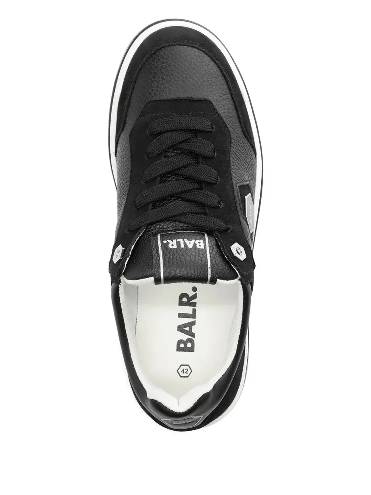 BALR. Q-Series クラシックカップ レザーパネル スニーカー - ブラック - 画像3