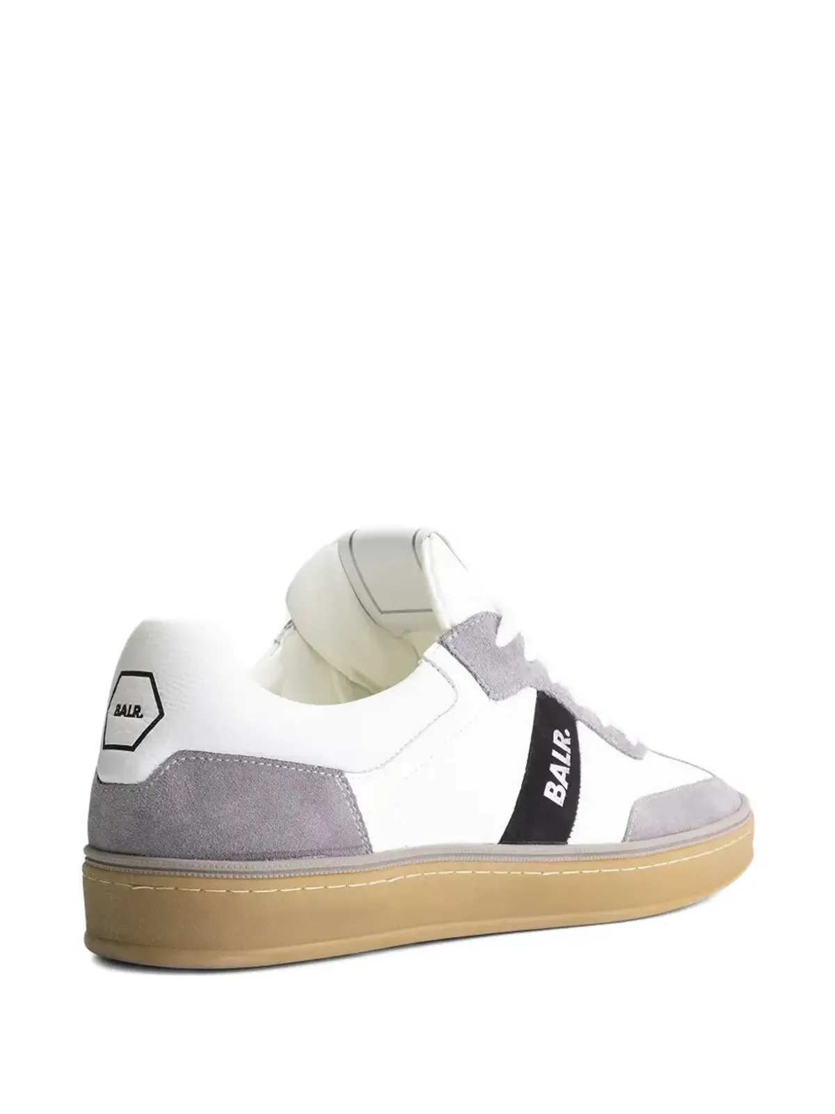 BALR. クラブ・アーバンカップ レザー×スエード スニーカー - White - 画像2