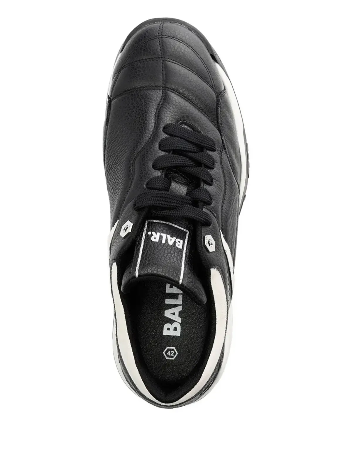 BALR. チャンキー フットボール レザーパネルドスニーカー - ブラック - 画像3