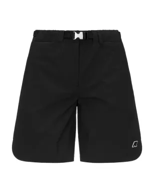K-Way Hiky buckle-belt shorts - Black - サムネイル1