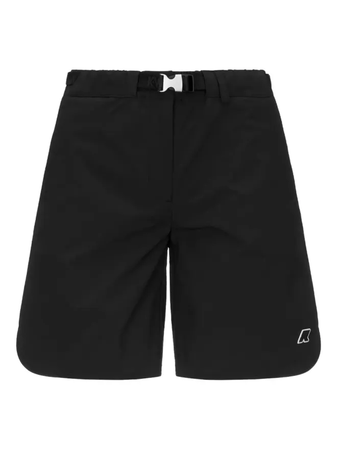 K-Way K-Way Hiky buckle-belt shorts - Blackの商品画像