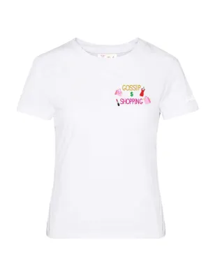 MC2 Saint Barth Emilie刺繍コットンTシャツ（ホワイト） - サムネイル1