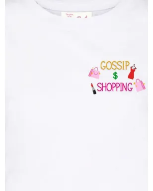 MC2 Saint Barth Emilie刺繍コットンTシャツ（ホワイト） - サムネイル2