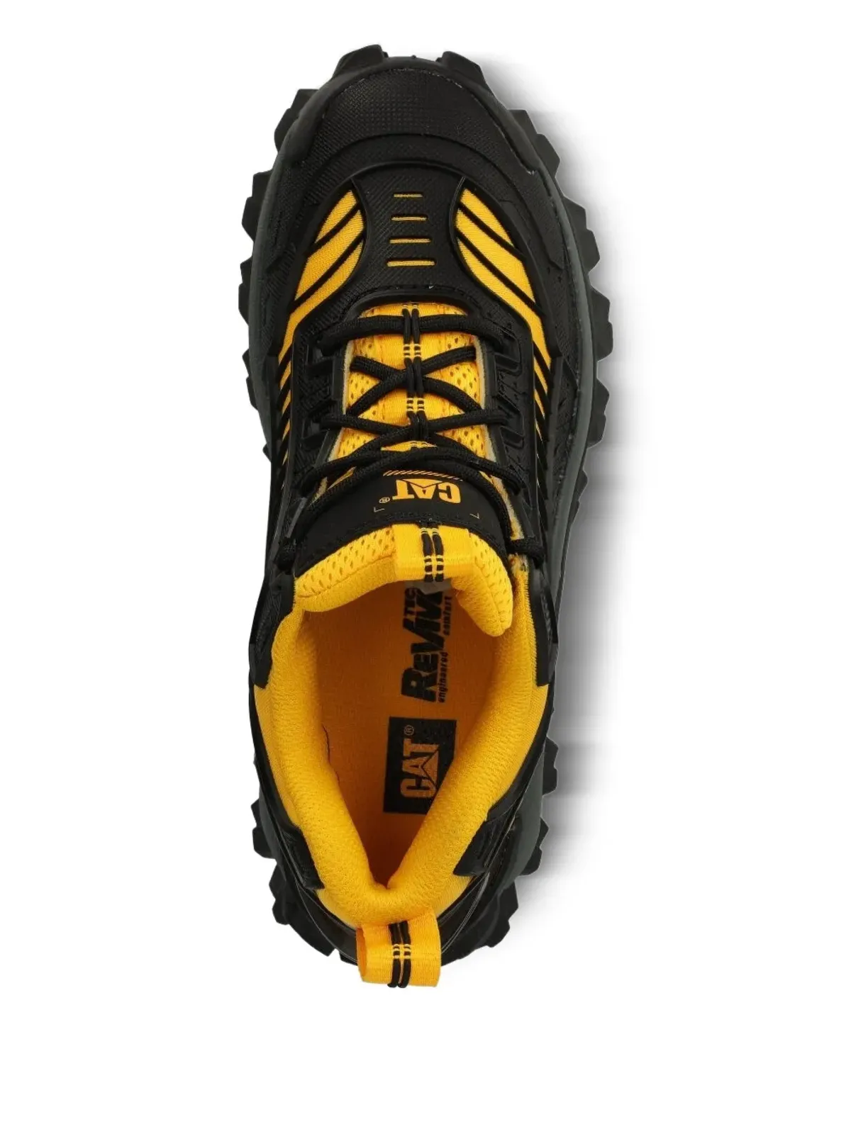 caterpillar プルタブ付きパネルドレースアップスニーカー - 画像3
