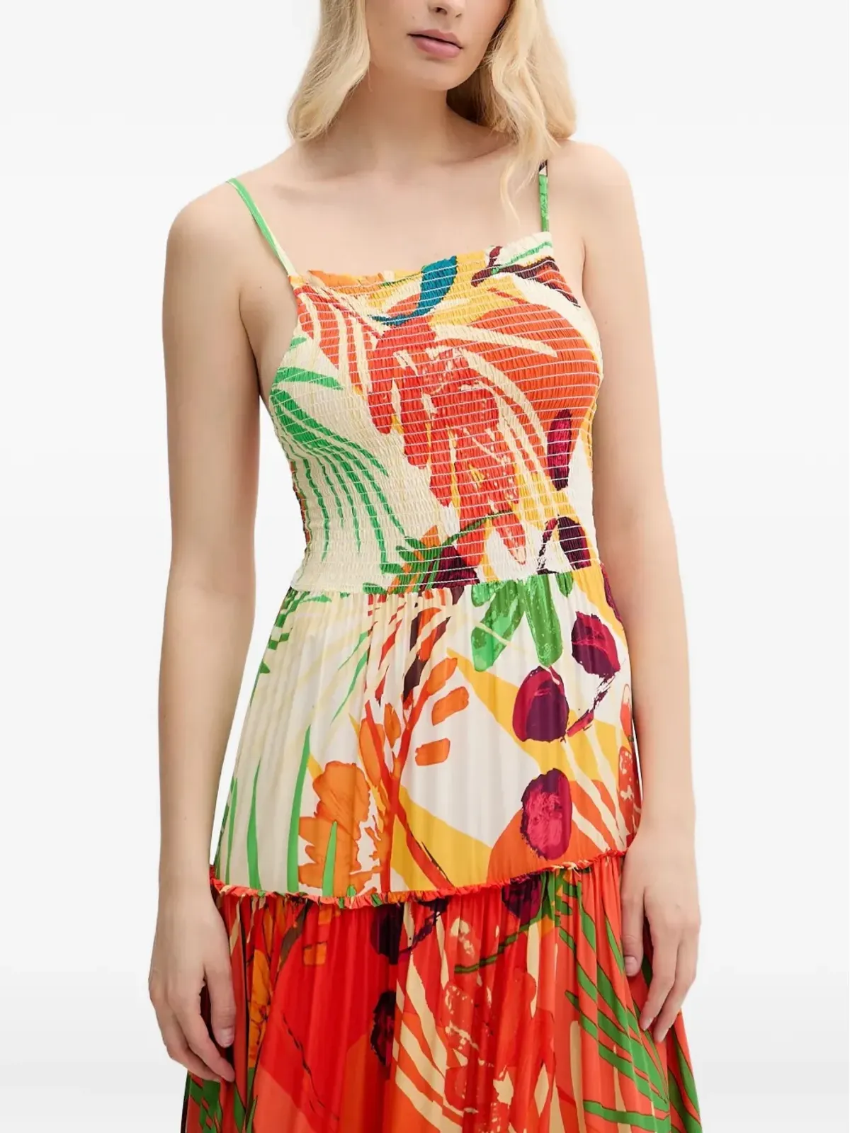 Desigual ティアード マキシドレス - 画像4