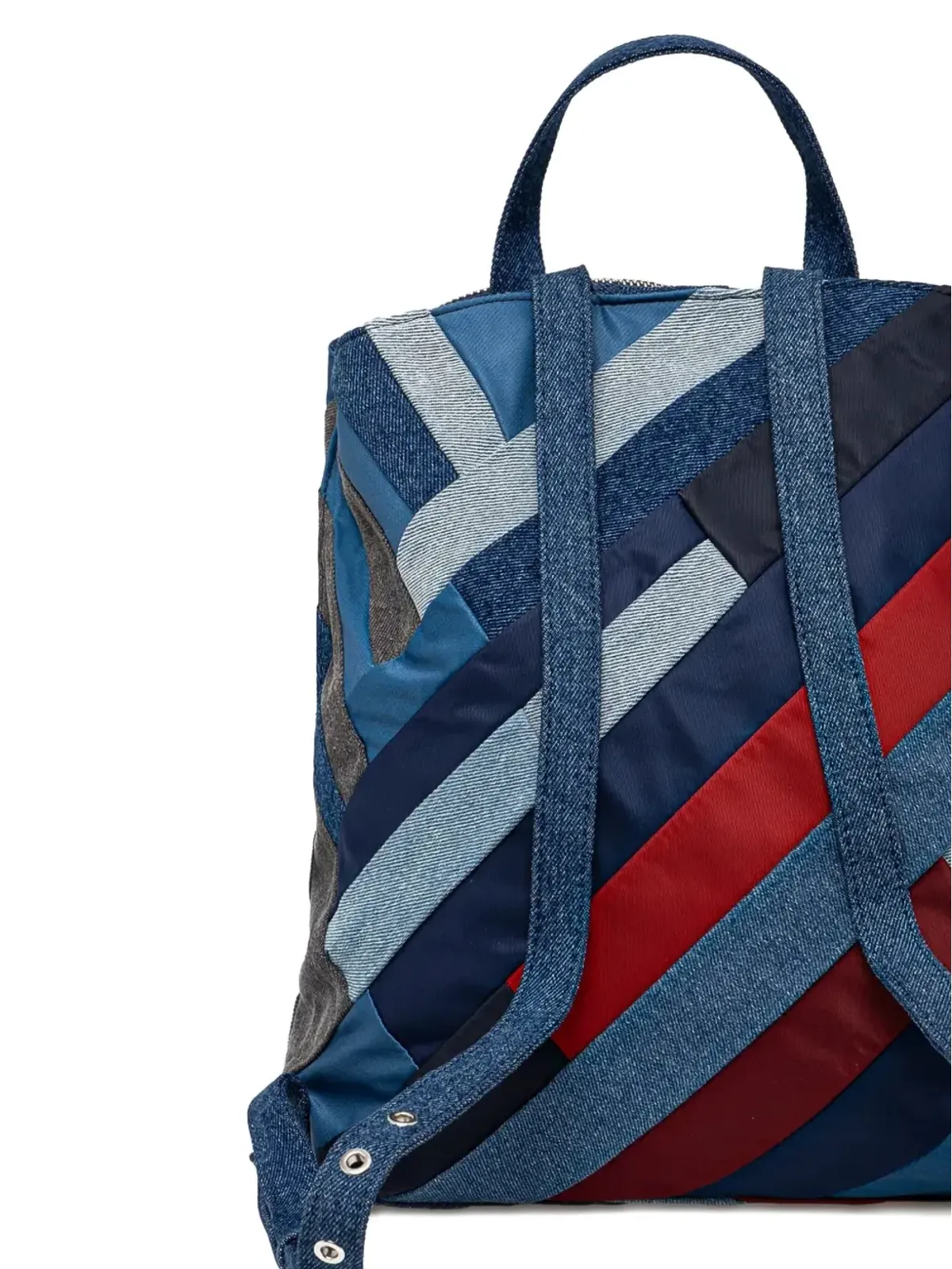 Desigual デニムパッチワークバックパック - 画像5