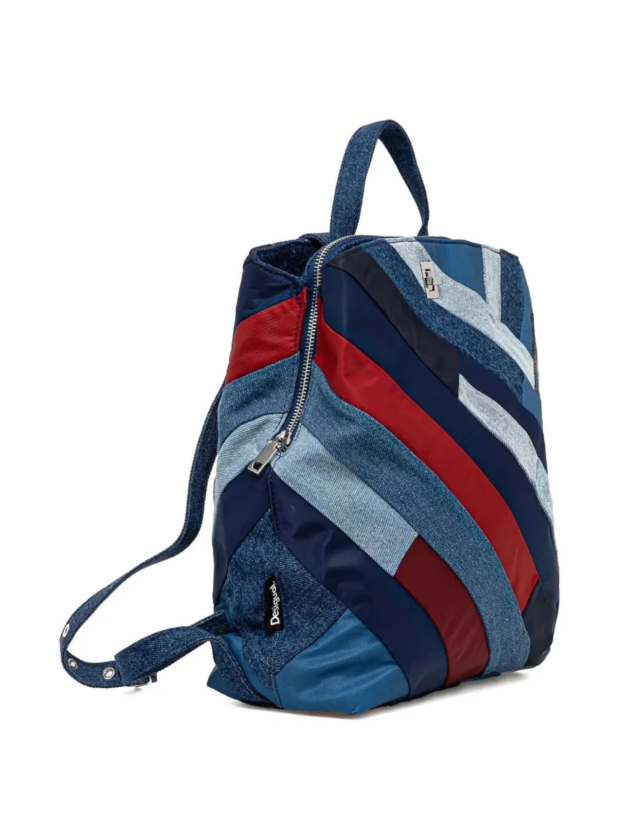 Desigual デニムパッチワークバックパック - 画像2