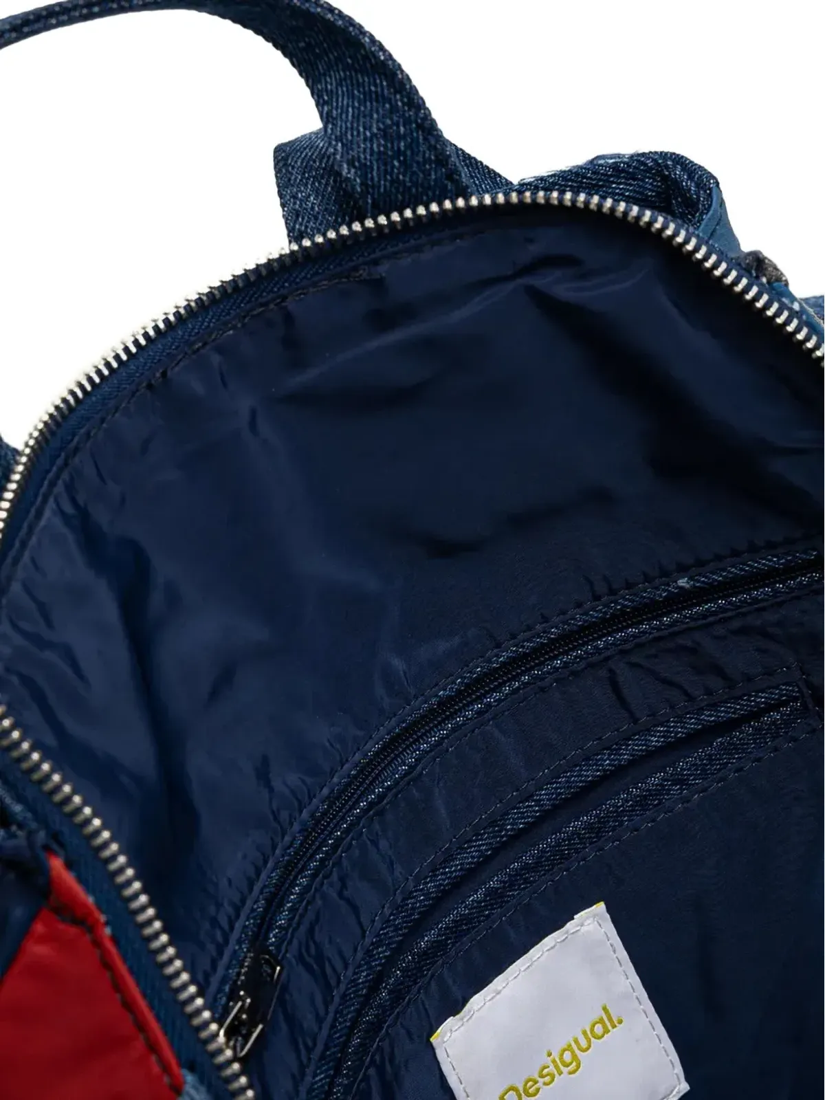 Desigual デニムパッチワークバックパック - 画像3