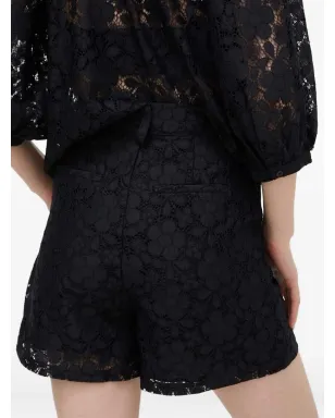 Desigual 花柄レースのショートパンツ - ブラック - サムネイル2