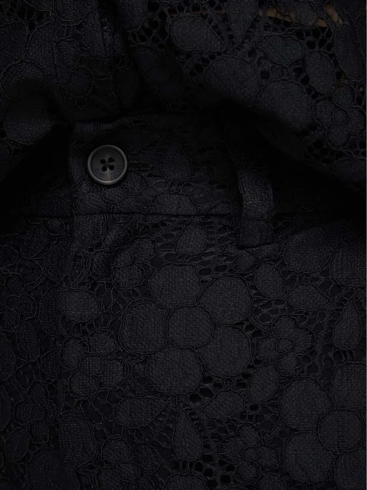 Desigual 花柄レースのショートパンツ - ブラック - 画像3