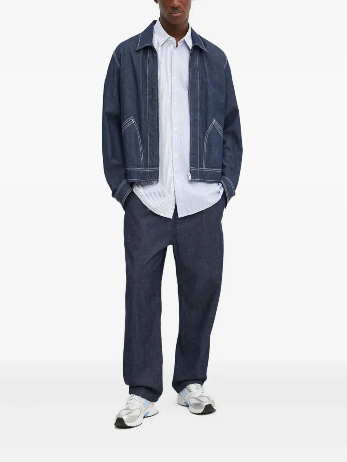 Desigual ストライプ柄シャツ - Blue - 画像2