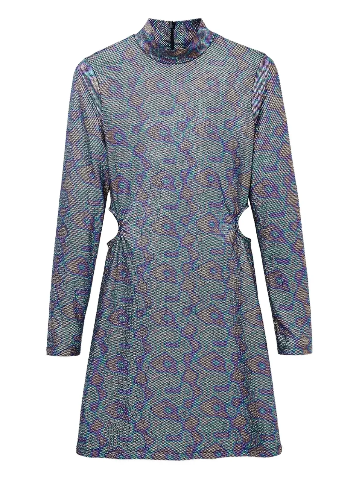 Desigual タートルネック カットアウト ミニ デイドレス - 画像1