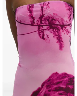 Desigual x Mr. Christian Lacroix ストラップレス ミディドレス - サムネイル4