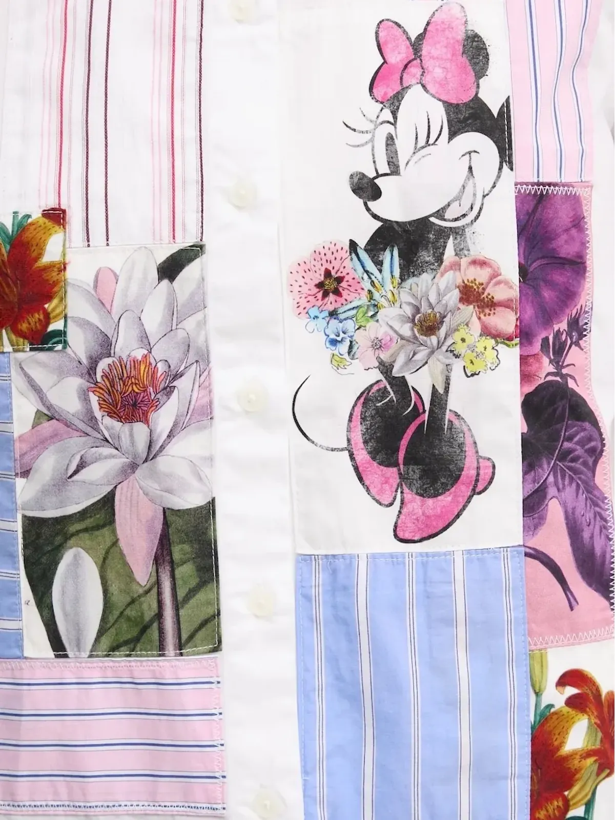 Desigual ミニー・マウス パッチワーク シャツ - 画像4