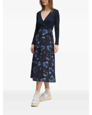 Desigual ラップ花柄プリント ミディドレス - サムネイル1