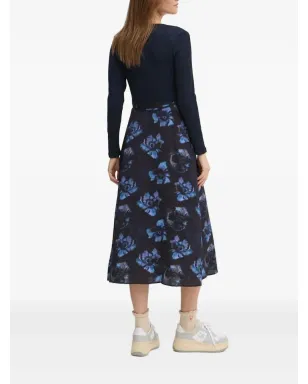 Desigual ラップ花柄プリント ミディドレス - サムネイル2